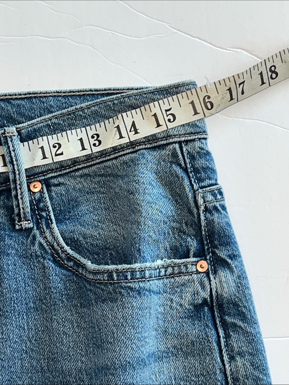 Mother Denim The Split Second Midi Jean Skirt in “Strike a Pose” 28 nwt - Picture 8 of 17